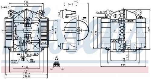 Elektromotor, Innenlüftung NISSENS