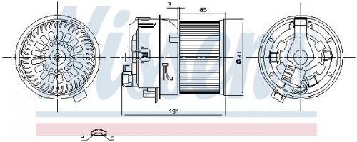 Elektromotor, Innenlüftung NISSENS