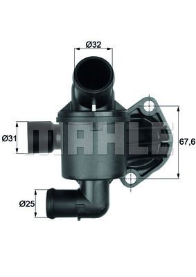 Thermostat, Kühlmittel MAHLE