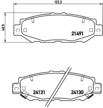 Bremsbelag eingestellt BREMBO