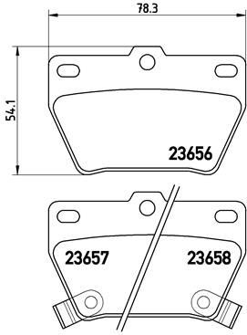 Bremsbelag eingestellt BREMBO