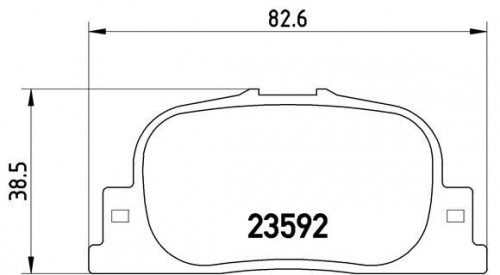 Bremsbelag eingestellt BREMBO