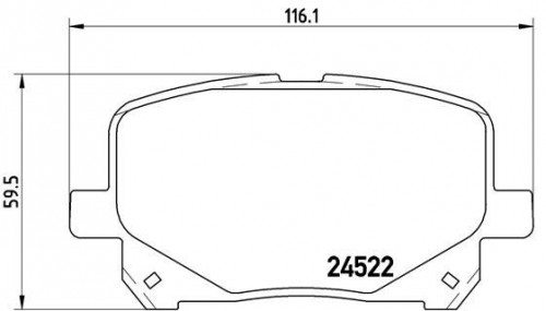 Bremsbelag eingestellt BREMBO