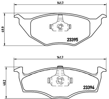 Bremsbelag eingestellt BREMBO