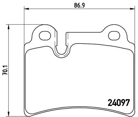 Bremsbelag eingestellt BREMBO