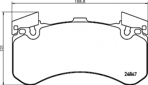 Bremsbelag eingestellt BREMBO