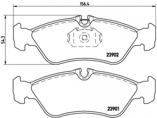 Bremsbelag eingestellt BREMBO