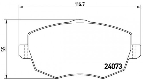 Bremsbelag eingestellt BREMBO