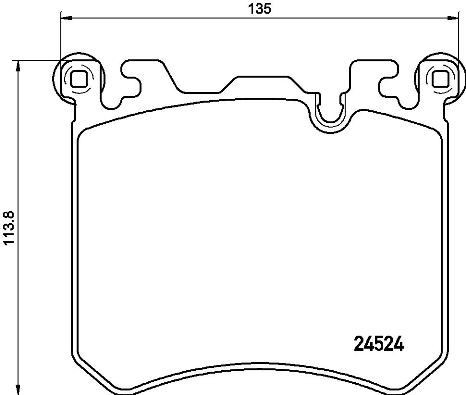 Bremsbelag eingestellt BREMBO