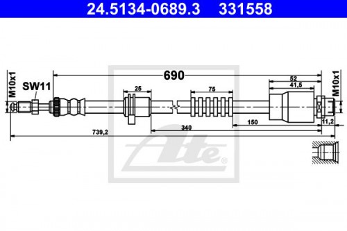 Bremsschlauch ATE