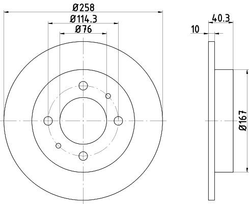 Bremsscheibe TEXTAR