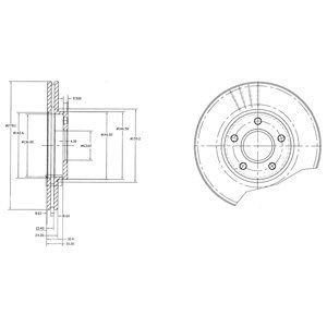 Bremsscheibe DELPHI