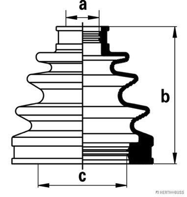 Wellenhülsen gesetzt HERTH+BUSS JAKOPARTS
