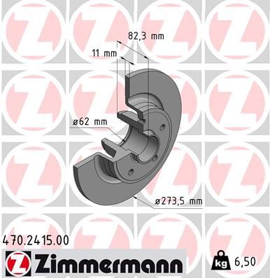 Bremsscheibe ZIMMERMANN