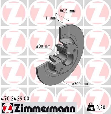 Bremsscheibe ZIMMERMANN