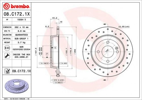 Bremsscheibe BREMBO