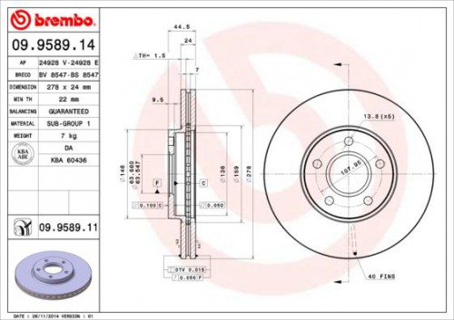 Bremsscheibe BREMBO