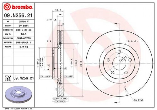 Bremsscheibe BREMBO