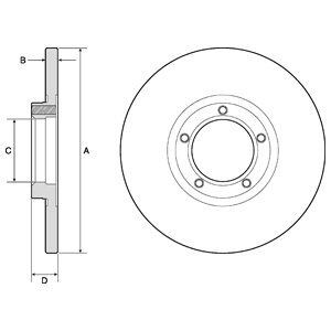 Bremsscheibe DELPHI