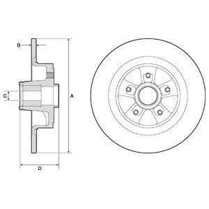 Bremsscheibe DELPHI