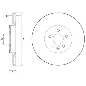 Bremsscheibe DELPHI