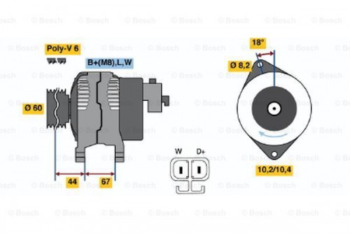 Dynamo / Lichtmaschine BOSCH