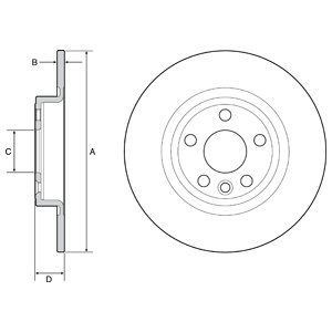 Bremsscheibe DELPHI