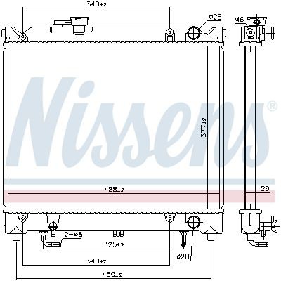 Kühler NISSENS